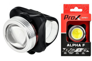 LAMPA PRZÓD PROX ALPHA F COB LED BIAŁY, USB