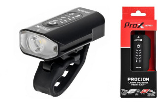 LAMPA PRZÓD PROX PROCJON 600Lm, 1200mAh, USB-C, SAFE MODE, GO PRO