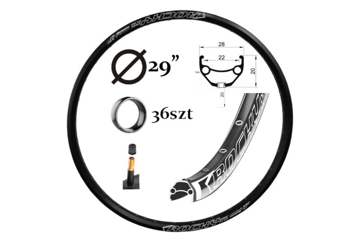 OBRĘCZ REMERX-ROCKY DISC 28/29" 622 x 21