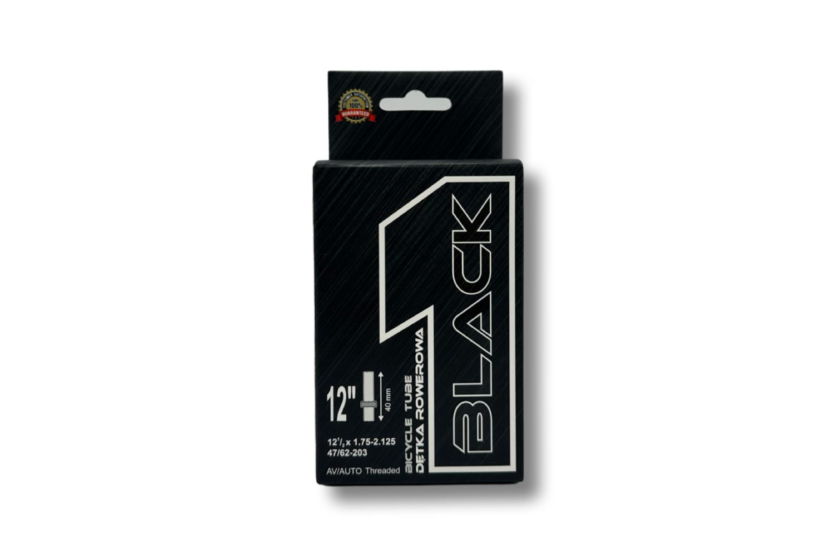 Dętka Black1 12 1/2x1.75-2.125 AV 40mm gwintowany 47/62-203