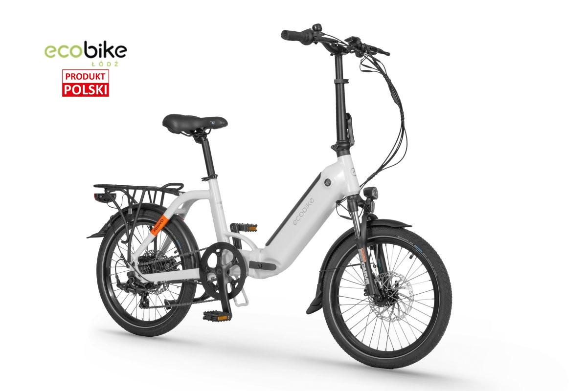 Rower elektryczny Ecobike Rhino Arctic White