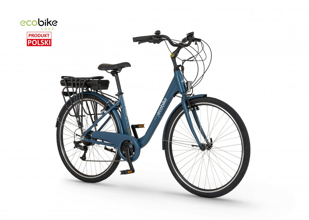 Rower elektryczny Ecobike Basic Petrol Blue 17"