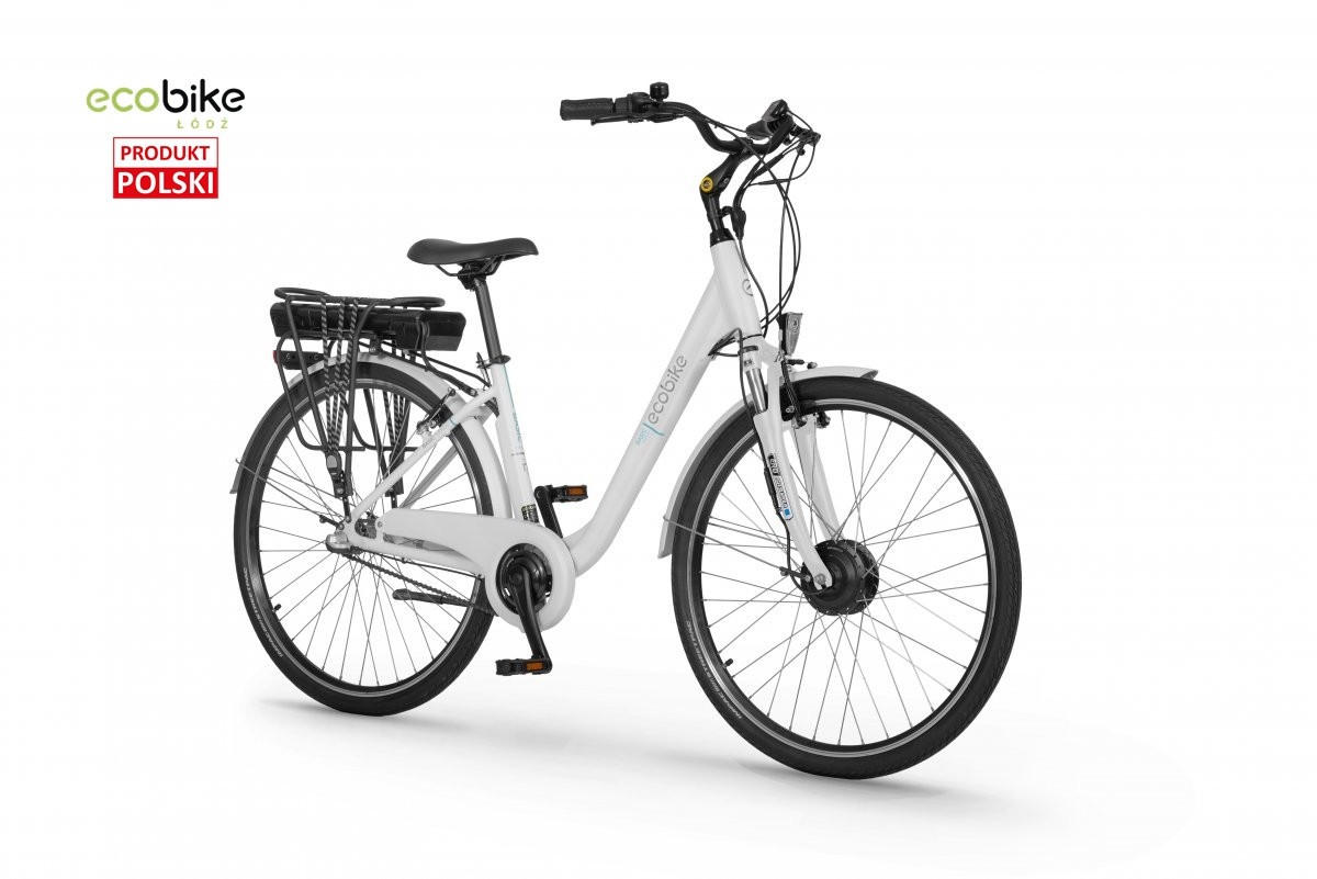 Rower elektryczny Ecobike Basic Nexus White 17"