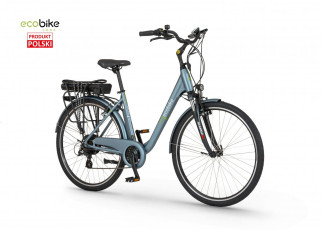 Rower elektryczny EcoBike Trafik Grey 19"