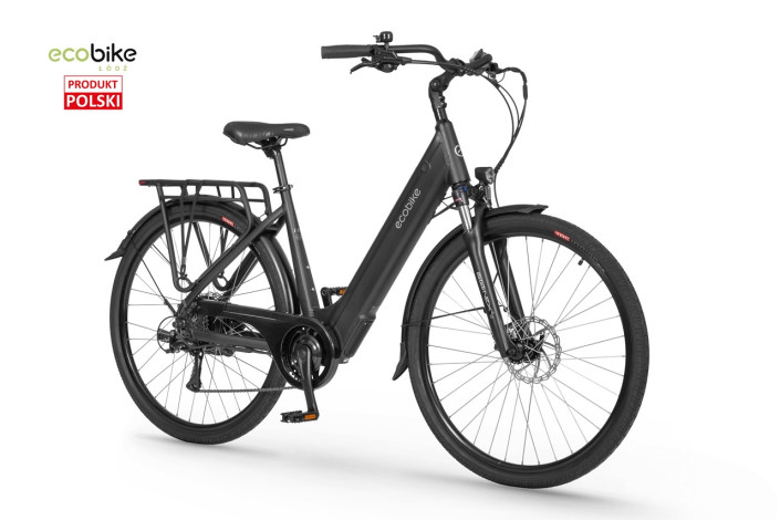 Rower elektryczny Ecobike X-City Black ( MODEL 2025 )