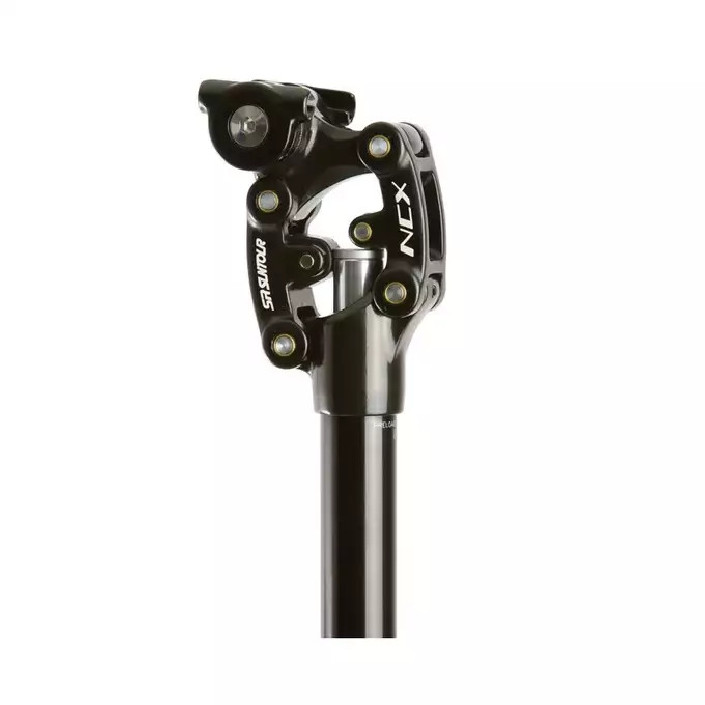 Wspornik siodła amortyzowany SR SUNTOUR NCX B272 L alu 27,2x400mm czarny