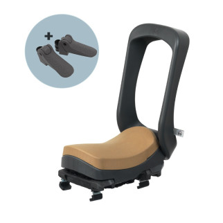 URBAN IKI SIEDZENIE JUNIOR NA BAGAŻNIK kolor BLACK/BROWN SET