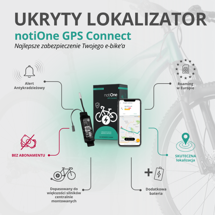 Lokalizator notiOne GPS connect