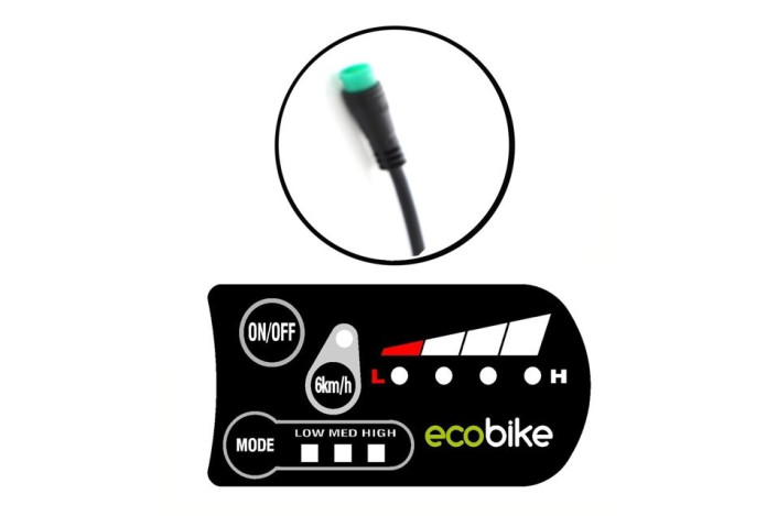 Wyświetlacz Ecobike LED (Basic, Basic Nexus) 6kn/h